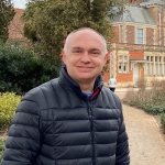 Picture of Andrew Thorp in front of Forty Hall
